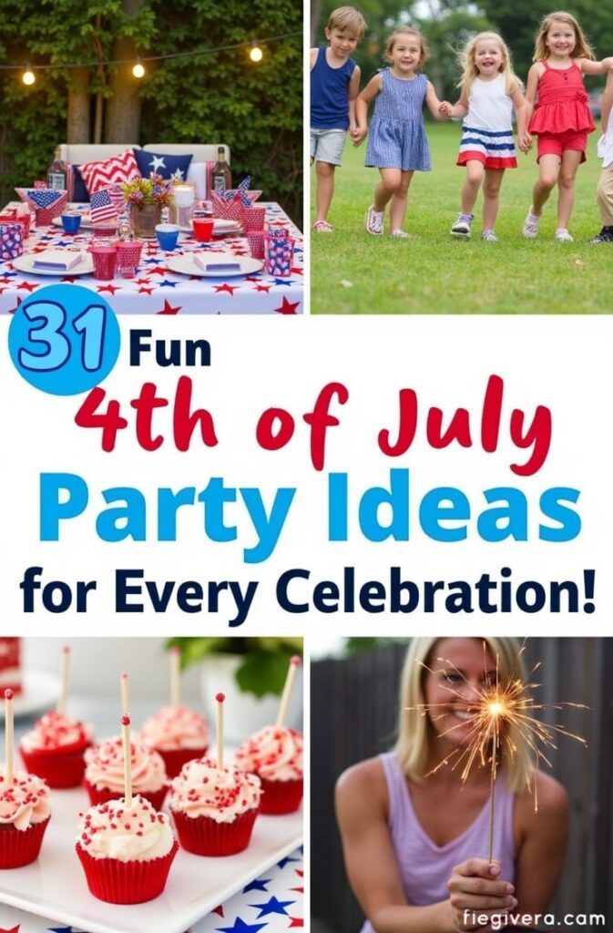 Looking to spice up your 4th of July celebrations? Check out these 32 fun 4th of July Party ideas that cater to any setting, whether you’re hosting a rooftop bash, a family gathering, a pool party, or a classic BBQ.