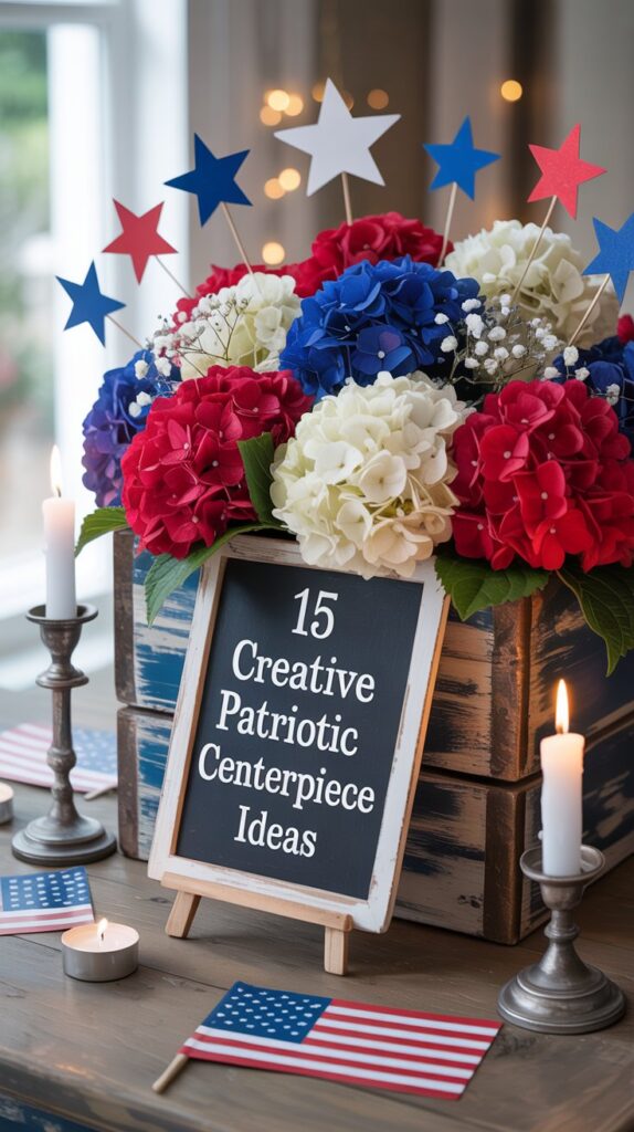 Patriotic Table Centerpiece