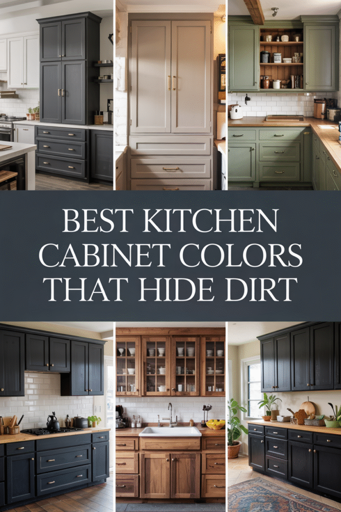 Kitchen Cabinets Color That Hides Dirt