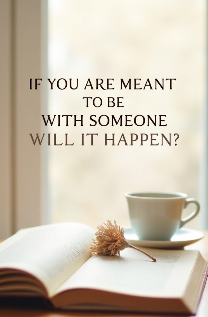 If You Are Meant to Be With Someone, Will It Happen?