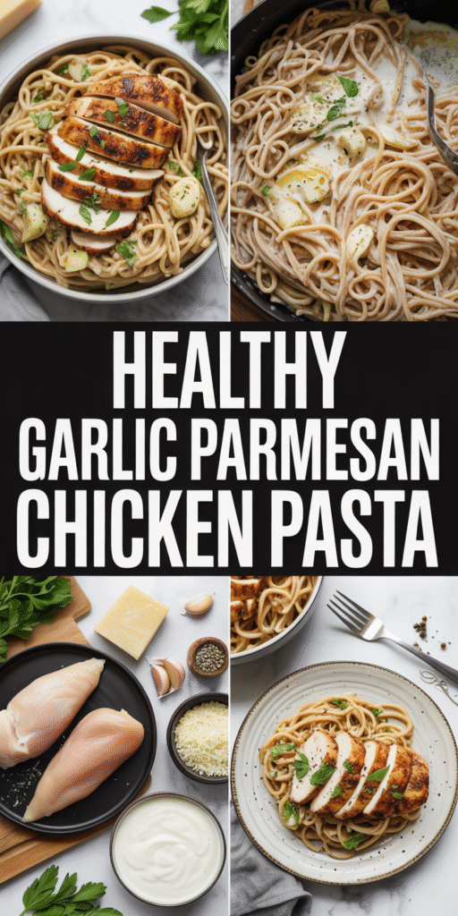 Garlic Parmesan Chicken Pasta