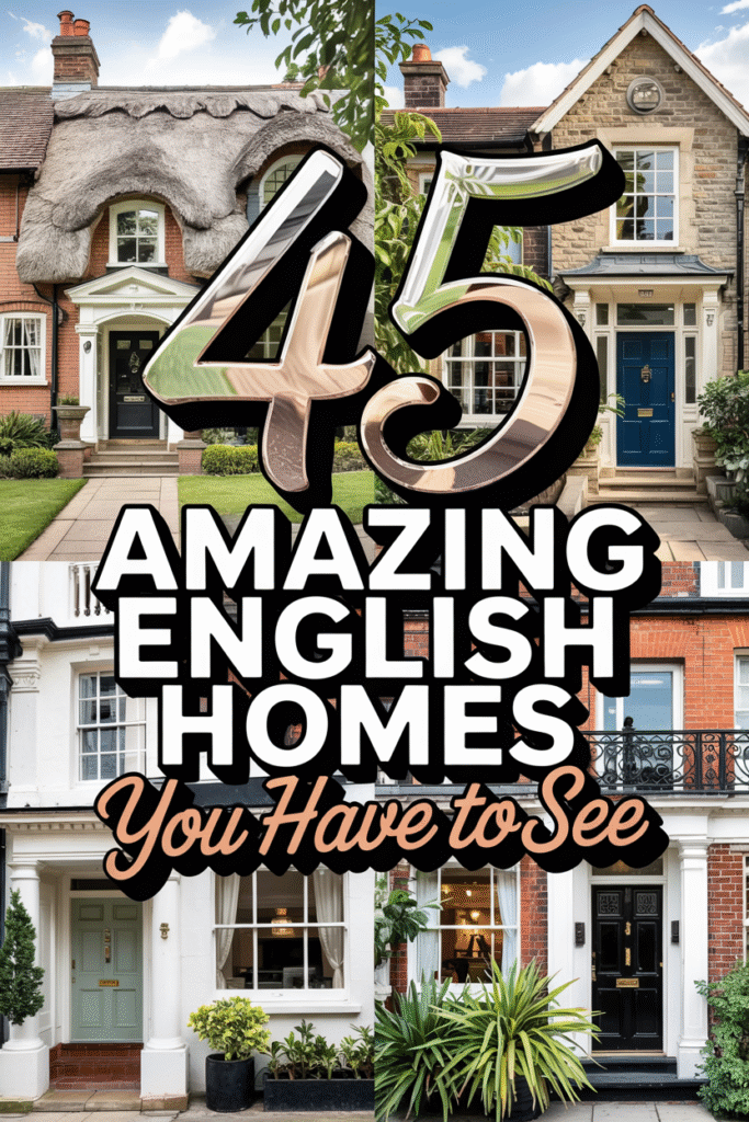 Amazing English Homes You Have to See