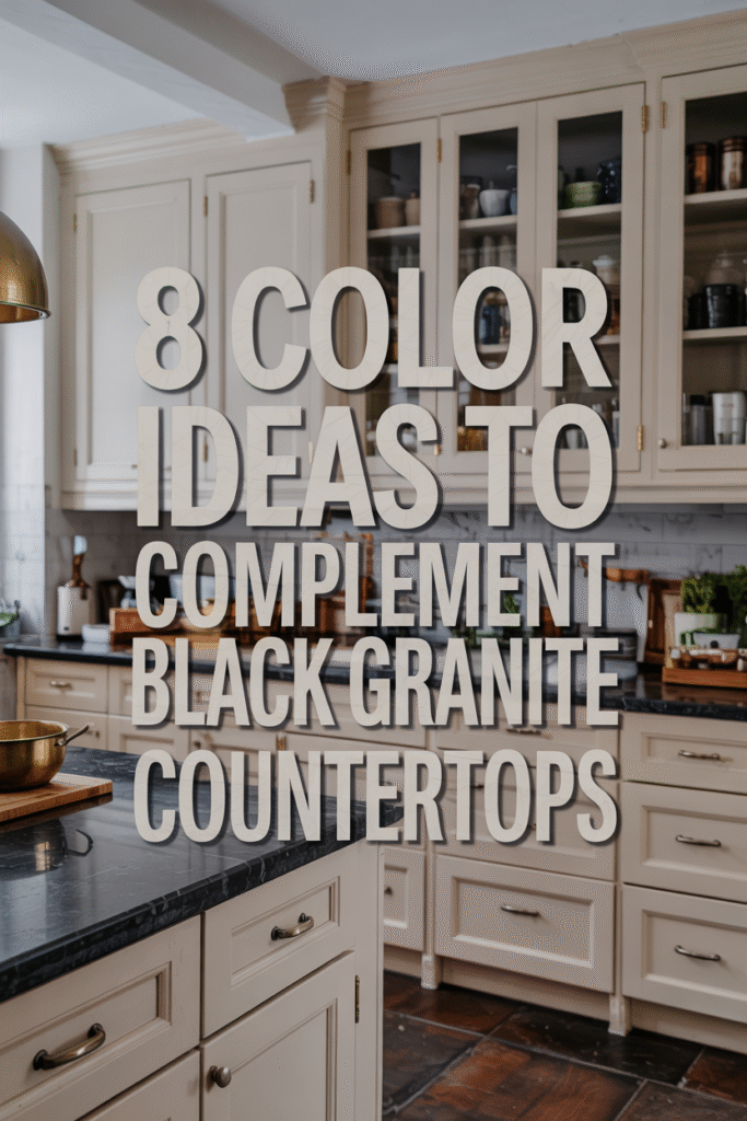 Best Colors to Complement Black Granite Countertops