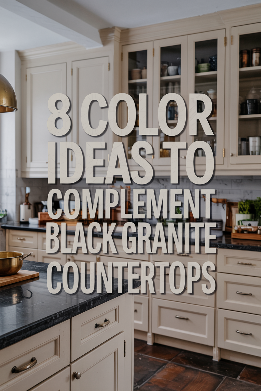 Best Colors to Complement Black Granite Countertops