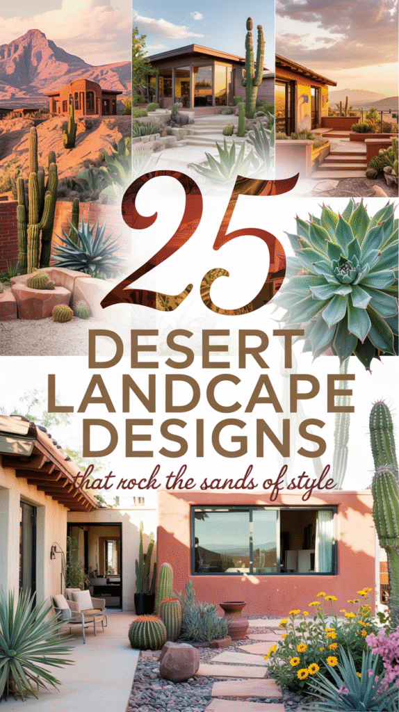 25 Desert Landscape Designs That Rock the Sands of Style