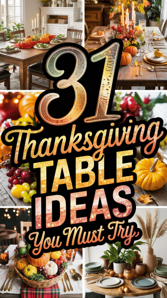 Thanksgiving Table Ideas
