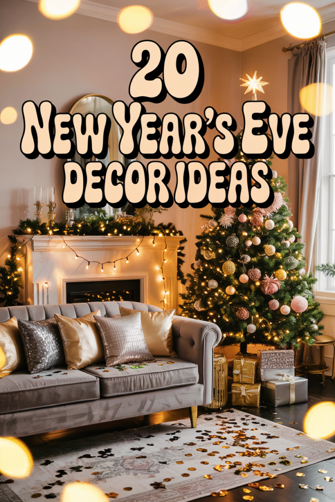 20 New Year's Eve Decor Ideas