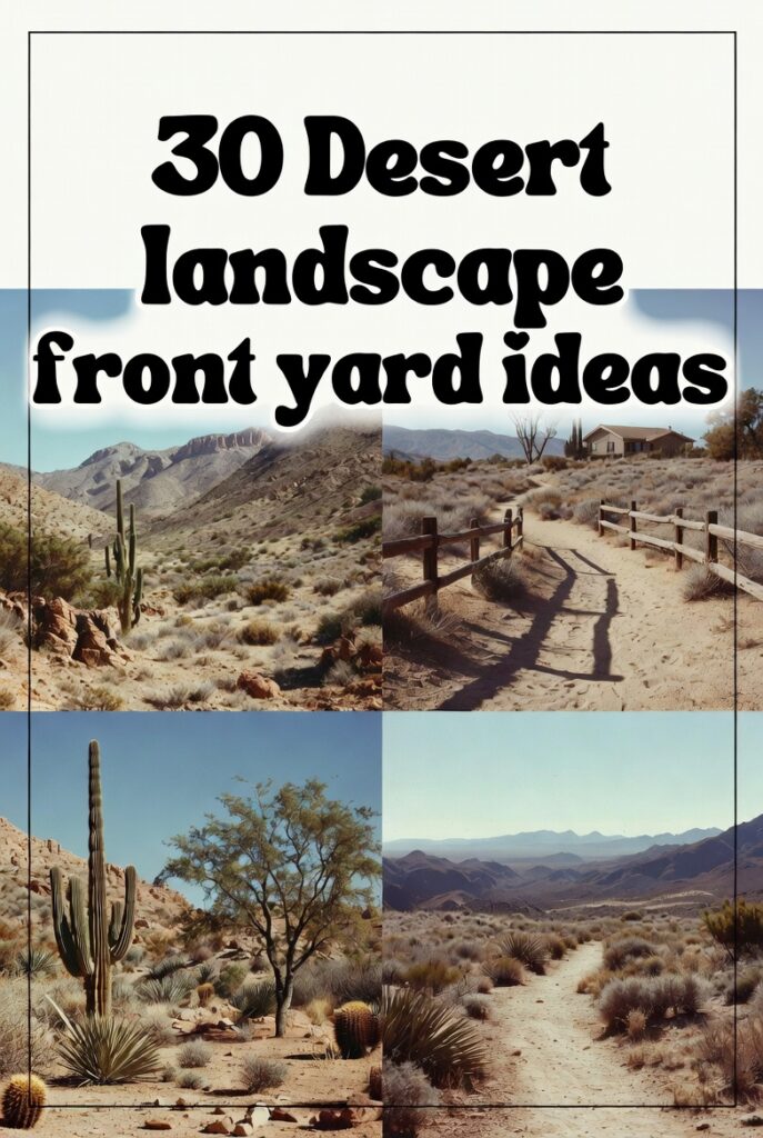 Desert Landscape Front Yard Ideas
