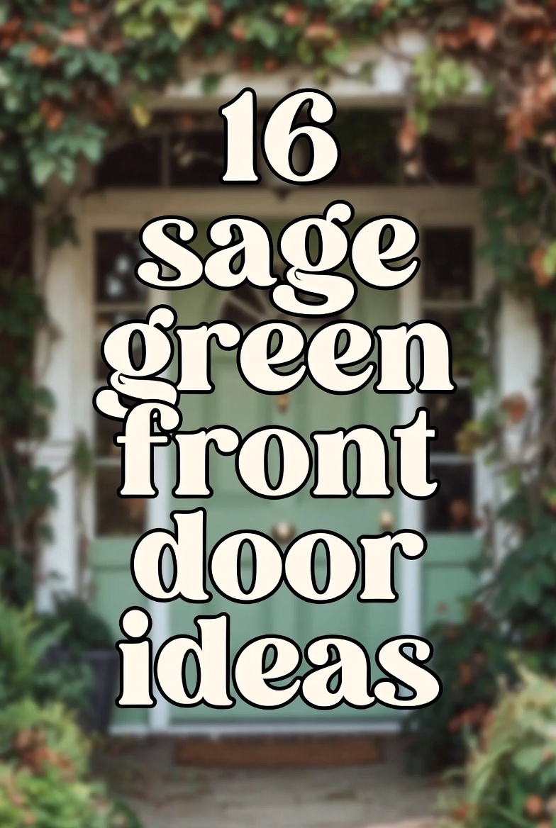 16 Sage Green Front Door Ideas
